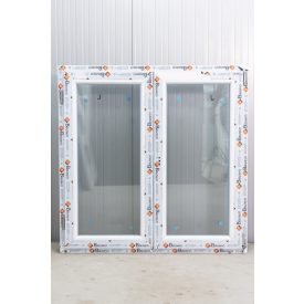 Bauwin Műanyag Kétszárnyú Tokosztott Ablak 120X140