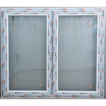 Bauwin Műanyag Kétszárnyú Tokosztott Ablak 160X120