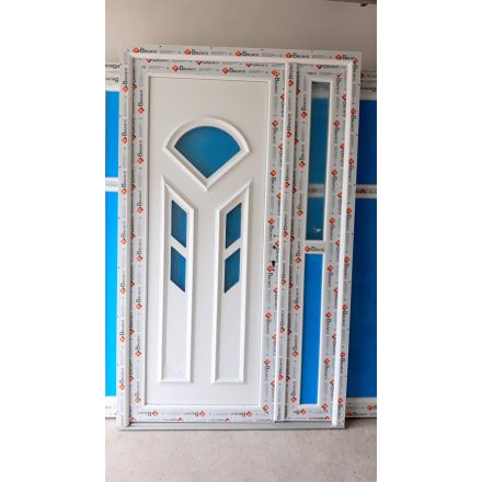 Bauwin Kétszárnyú Műanyag Bejárati Ajtó UK. 140x210 cm