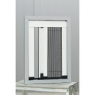 Harmonika Rovarháló Fehér Aluminium